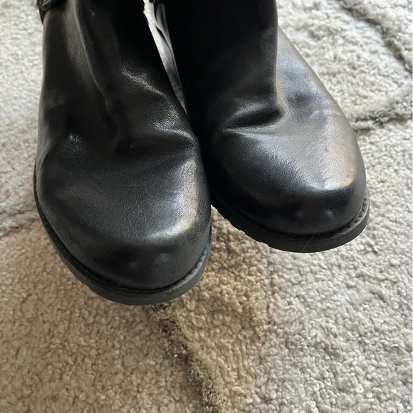 Stuart Weitzman boots Ranch Dressing Moto Ankle combat Boots black leather 7 - Picture 12 of 12